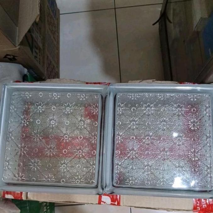 glass block batik mulia truntum 20x20x10cm
