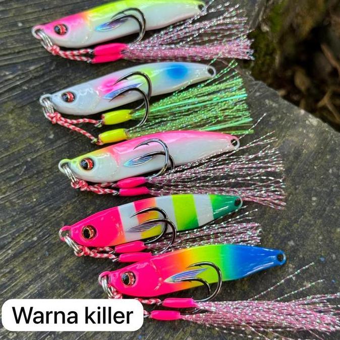 Salvator full gid chinu Umpan Pancing Metal Jig 10gram 15gram 20gram Micro Jig Copy Exodus Killer Ba