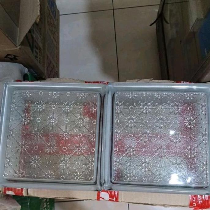 glass block batik mulia truntum 20x20x10cm