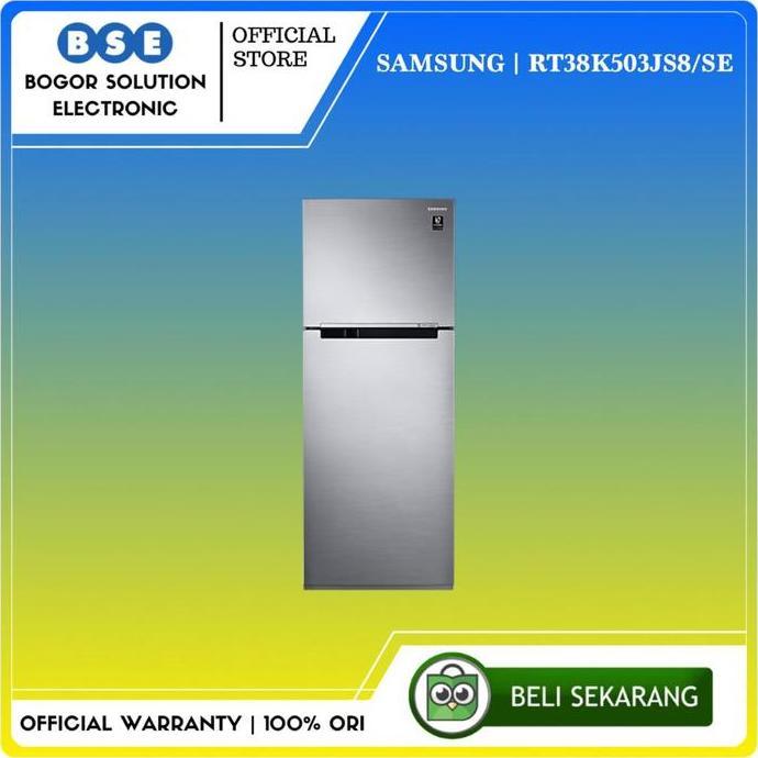 Kulkas 2 Pintu Samsung RT38K503JS8 397L Kulkas Inverter Samsung RT38