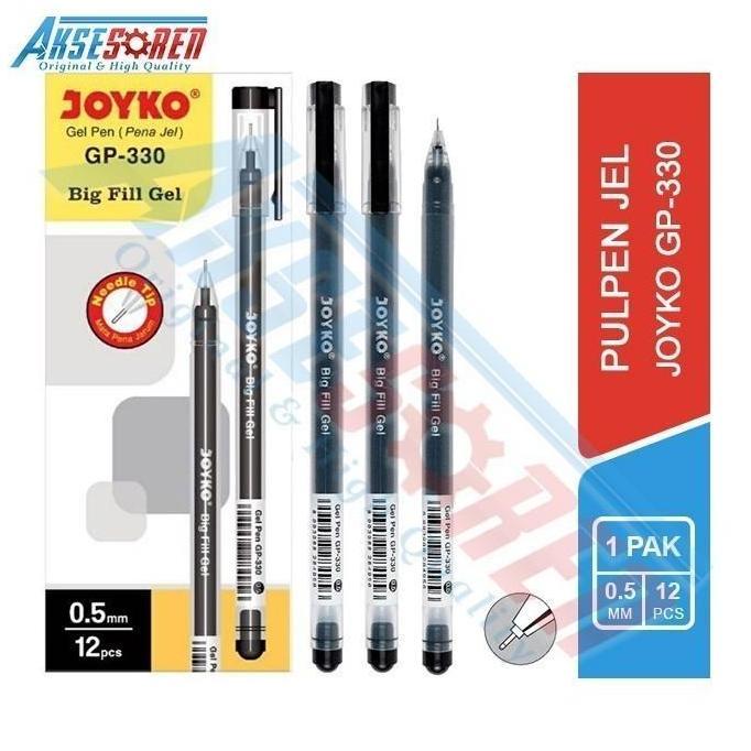 Pulpen Jel Joyko GP-330 1 Pak Ballpoint Gel Pena 1 Pack Bolpen Bolpen