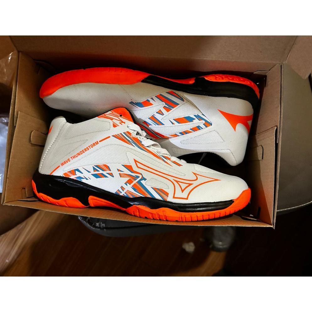 Diskon Sepatu Voli Mizuno Wave Thunderstorm Volly Ball /Sepatu Voli Mizuno Wlz 2023/Sepatu Volly Miz