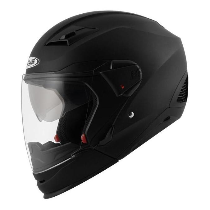 Termurah Helm Full Face Zeus 611C Black Doff Modular