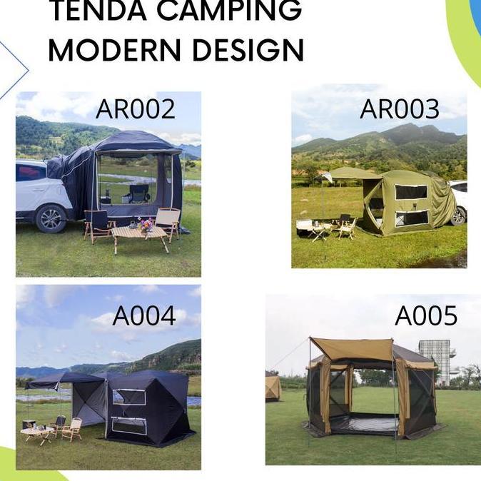 * TENDA MOBIL CAMPING CAMPERVAN | TENDA BELAKANG MOBIL AR002 WATERPROOF *