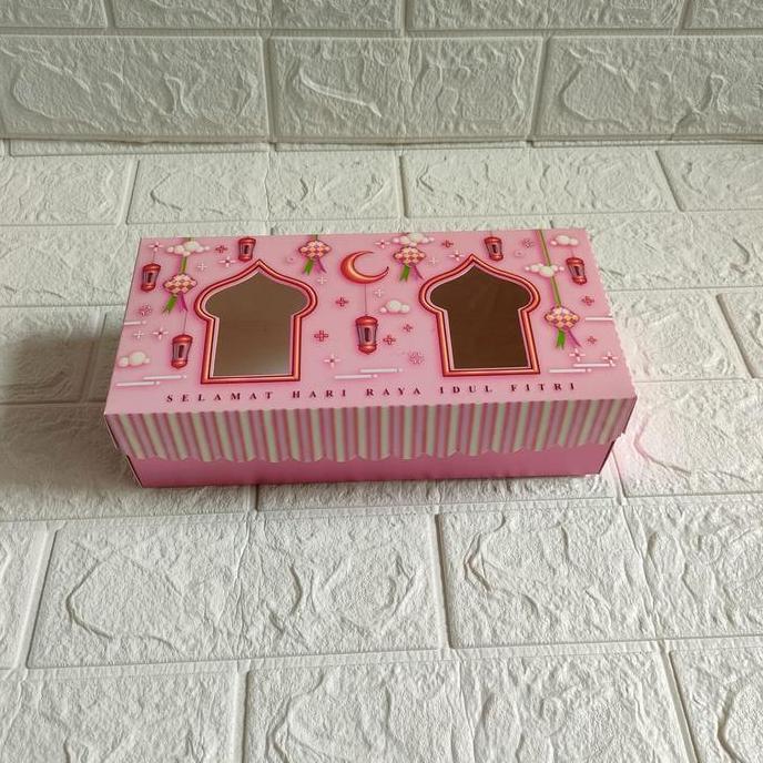 ```````] Box Candrika Pink uk 25 x 12 x 7 cm / Box Pink Window IF per pack