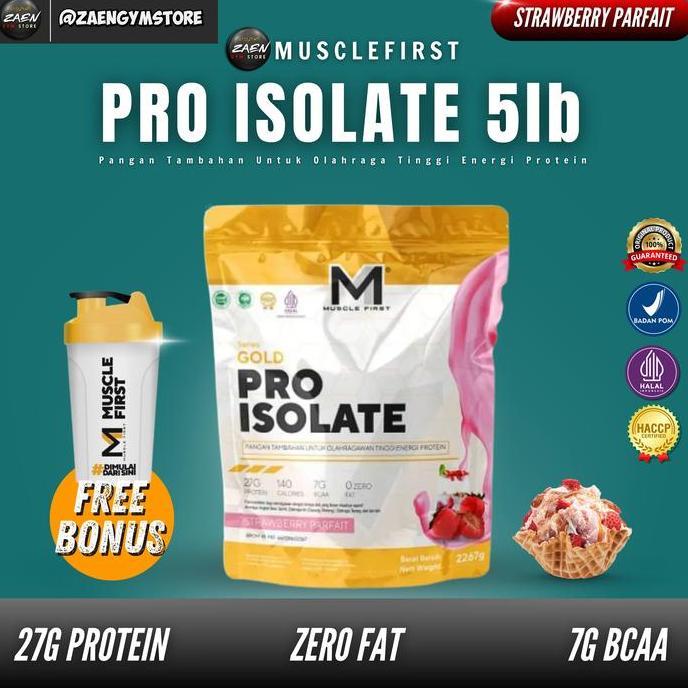 M1 Muscle First Gold Pro Isolate 5 Lbs Bpom Whey Protein Isolate