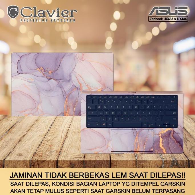 TERMURAH - Cover Garskin Laptop Asus ZenBook 14 UX433 UX433F UX433FL UX433FLC