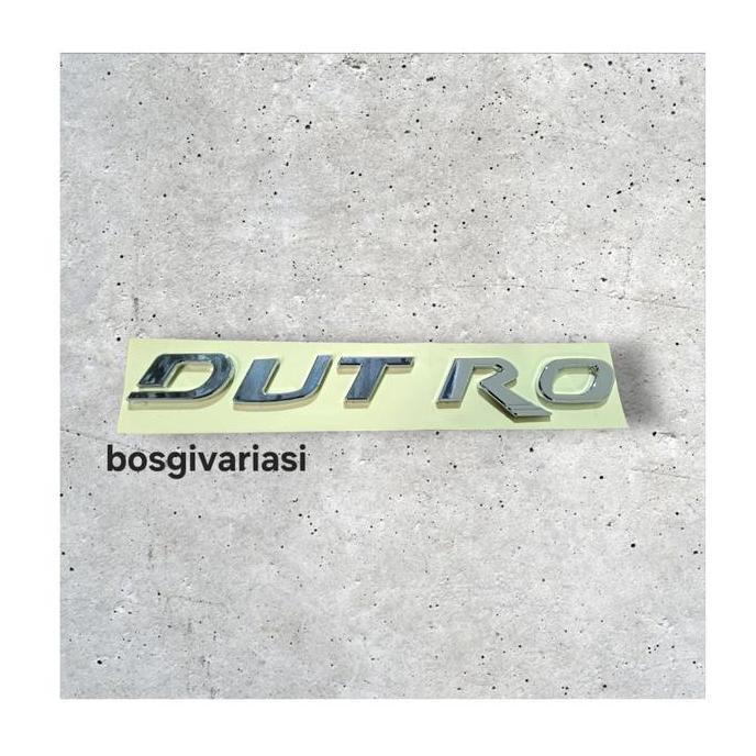 kintarazti Emblem dutro hino 300 timbul chrome / emblem Hino 300 dutro chrome / dutro / emblem hino 