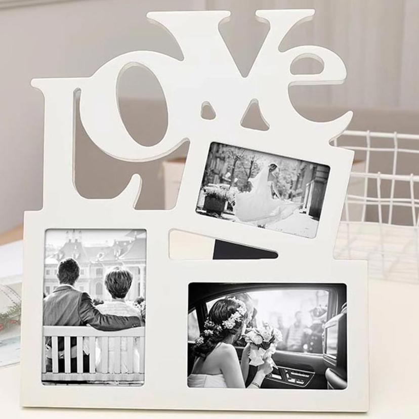 Frame Bingkai Foto Aesthetic Kado Ulang Tahun Cewek Gift Kado Wedding Gift "Love" / Frame Kado Gift