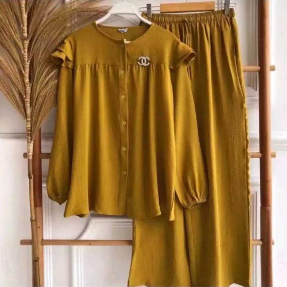 TERBARU ONE SET WANITA / ONE SET CRINKEL WANITA REVANA / ONE SET WANITA VIRAL / SETCEL CRINKEL / ONE