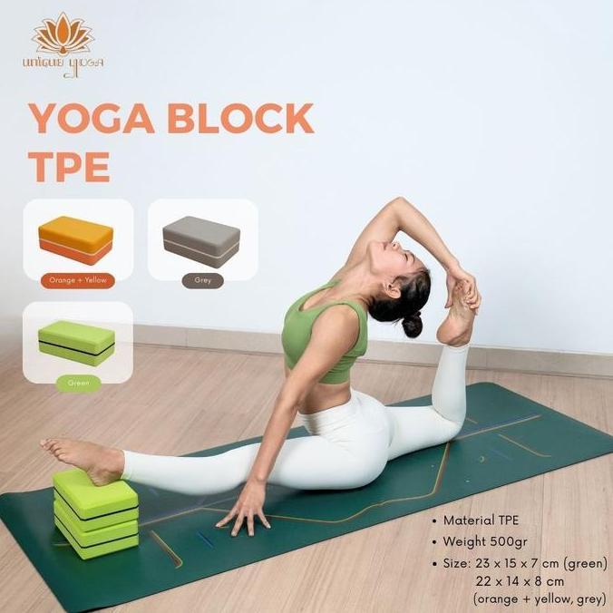 Balok Yoga TPE  / Yoga Block TPE / Balok Yoga Murah