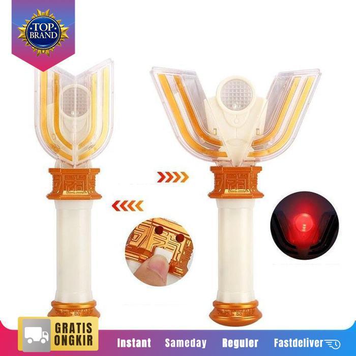 Senjata Ultraman Tiga God Light Rod Dengan Cahaya Dan Suara Pemanggil Ultraman Berubah Menjadi