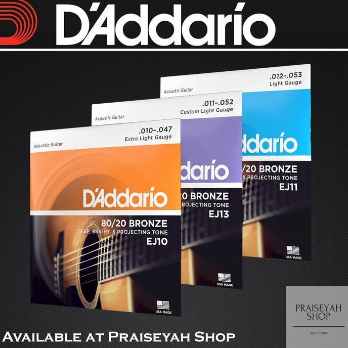 Senar Gitar Akustik String Daddario D'Addario