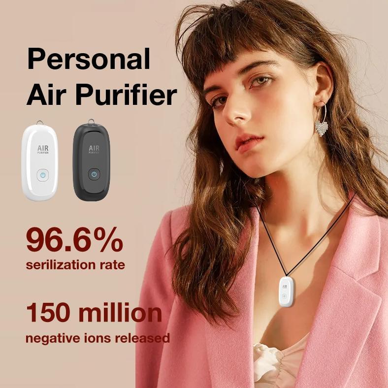 BEST SALE JAMAY M8 Air Purifier Personal Ionizer Portable Purifier Kalung Necklace Ion Negatif
