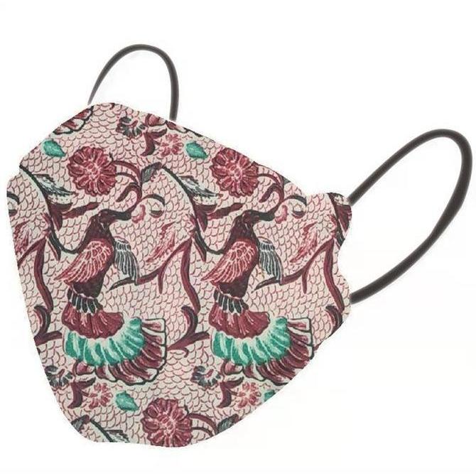 EXTLYPO MASKER KF94 BATIK CAREION MASKER KF 94 4PLY MOTIF BATIK ISI 10PC