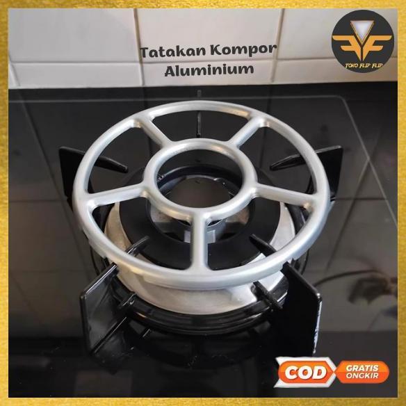 EXTLYPO FF Tatakan Kompor Gas Aluminium / Dudukan Alas Kompor / Nampan Dudukan Kompor Aluminium Teba