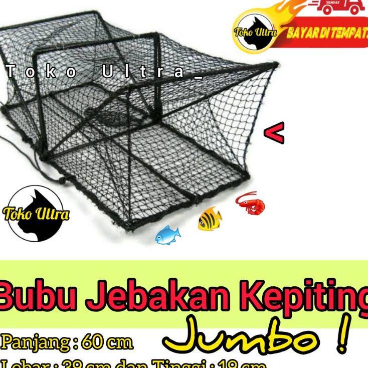 Bubu Jebakan Kepiting Jumbo / Bubu Lipat / Jebakan Rajungan / Bubu 2 Pintu / Jebakan Ikan / Perangka