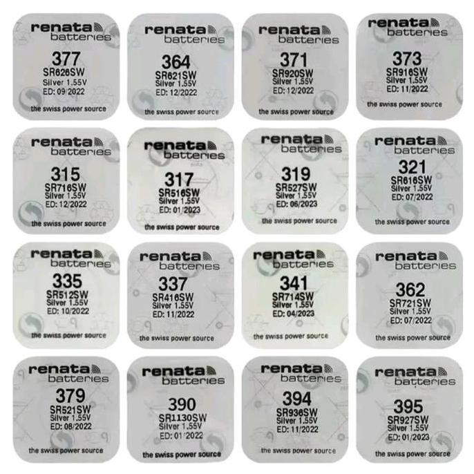 Baterai/Batu jam tangan Renata 100% Original murah