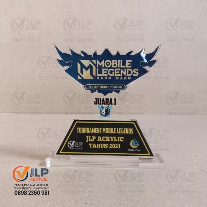 Piala Mobile Legends, Trophy Mobile Legends, Piala MLBB UK. 20X10 J03