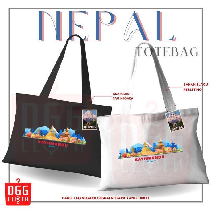 DGGClothing Totebag Souvenir Nepal Tas Oleh Oleh Nepal Model 4