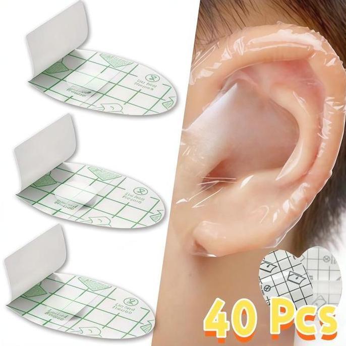 SYLVETI Stiker Pelindung Telinga Stiker /Penutup Telinga Bayi Anti Air /Untuk Baby Dewasa Shower /Re
