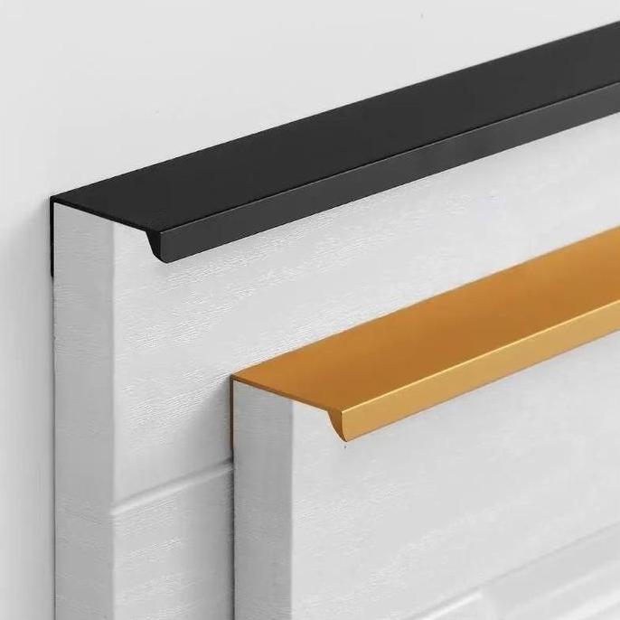 RGPOTZ 1Meter Tarikan Pintu Lemari Panjang Invisible Gagang Pintu Lemari Minimalis Handel Pintu Lema