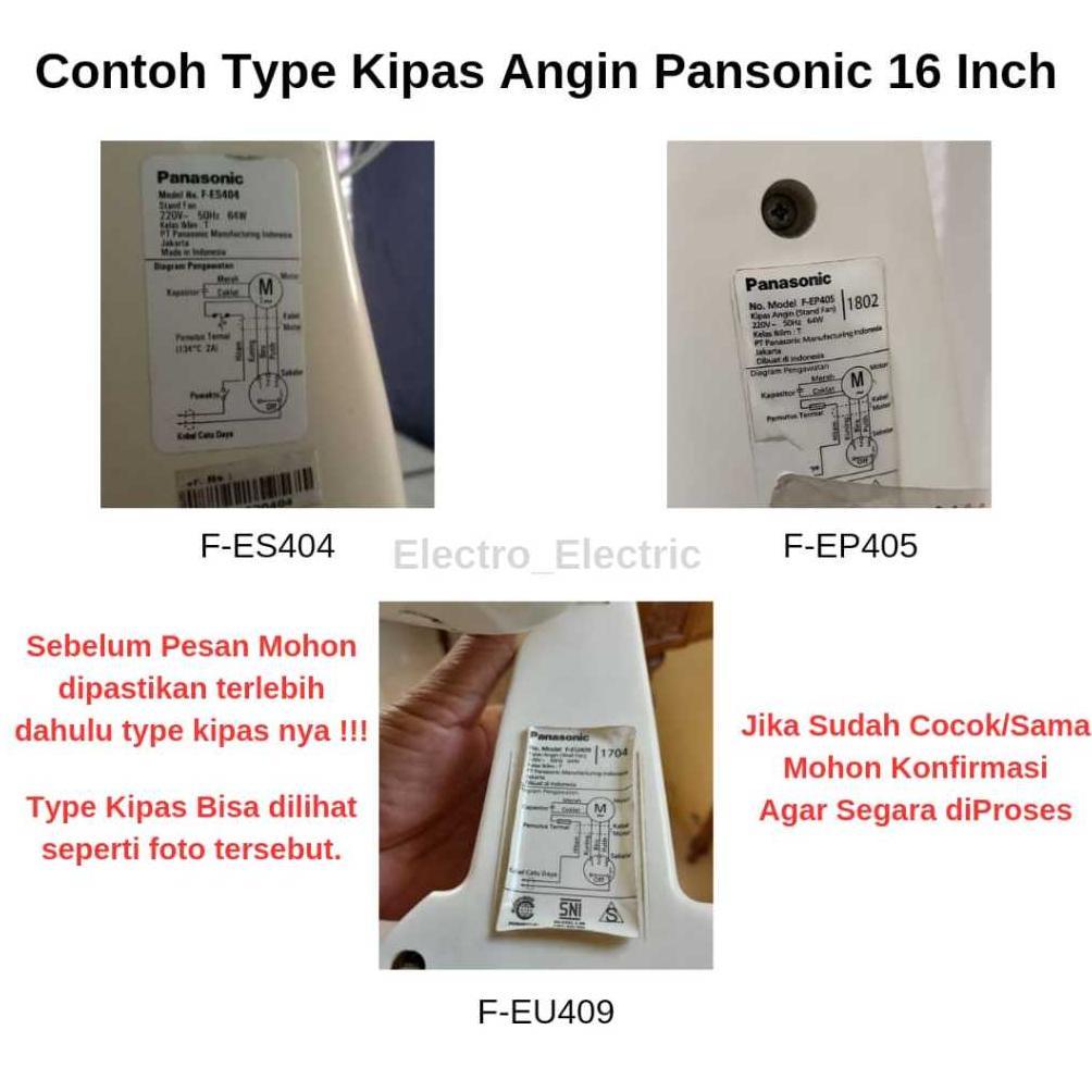BESTPROMO Baling - baling kipas angin panasonic 16 inch original - Baling Baling Kipas Berdiri Dindi