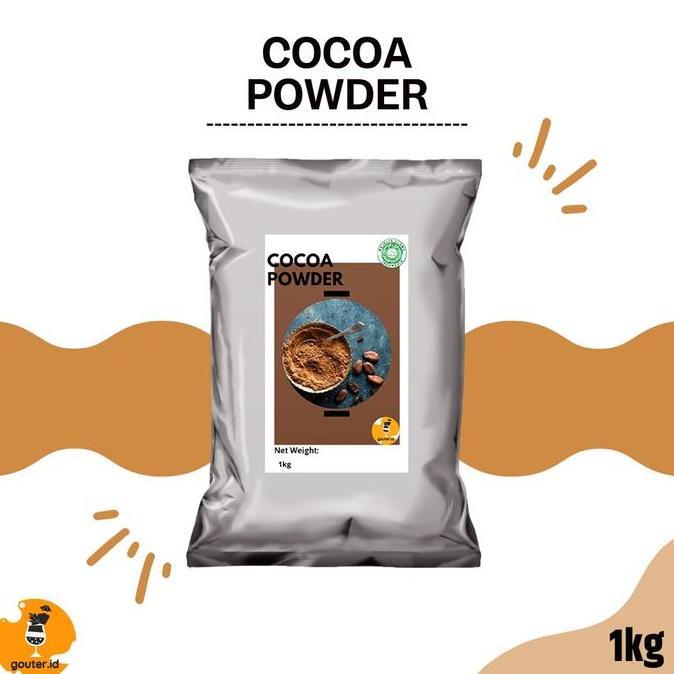 COCOA POWDER 1KG / DARK COCOA POWDER / TOPPING COKLAT BUBUK [Terbaik]
