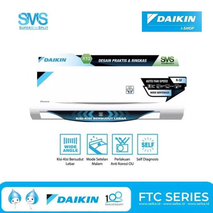 Daikin FTC15NV14 & RC15NV14 AC Thailand 1/2 PK STC15NV14 Garansi Resmi