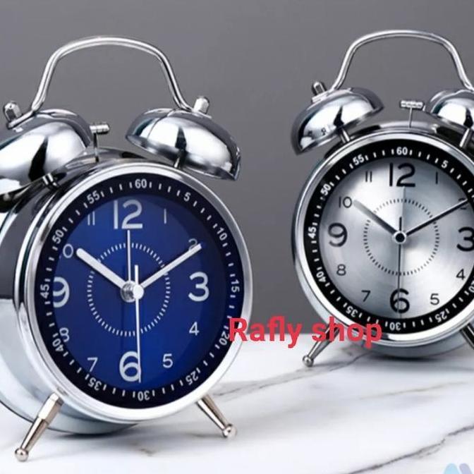 jam kring 6115 biru/silver