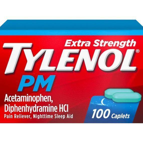 Tylenol PM Extra Strength Pain Reliever & Sleep Aid 24 Caplets