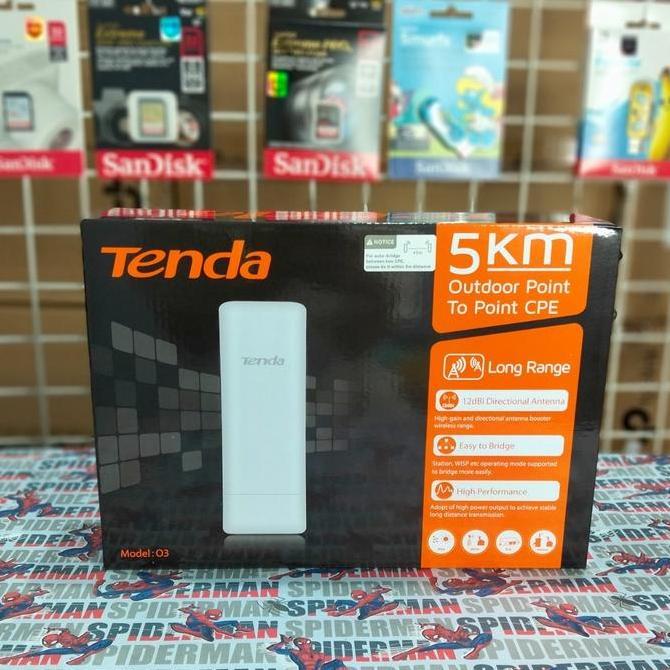 TENDA O3 5km Outdoor Point To Point CPE - TENDA 03 Wireless Router