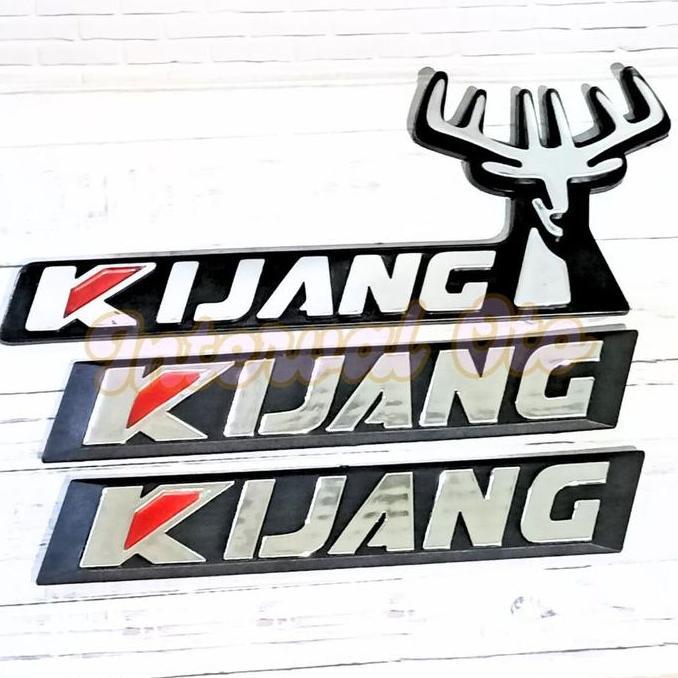 cv.denputu Paket Emblem Kijang Tanduk Mobil Kijang Gran Super Rover Logo Hitam Diskon
