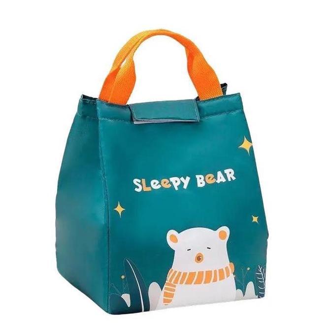 - Opiobags Lunchbag Tas Bekal / Kotak Makan / T4 Makan Alumunium Foil / Lcb 5 Makanan