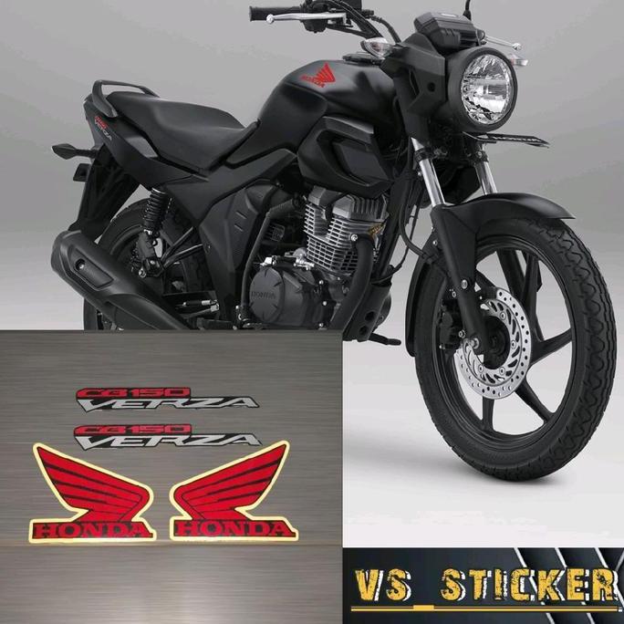 STRIPING STICKER LIST STANDART MOTOR HONDA CB150 VERZA CB VERZA NEW 2025 MERAH HITAM Motorcycle