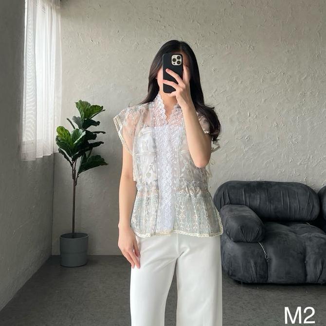 Anain Outer | Lueena | Outer brokat Vest brokat Lace outer TA