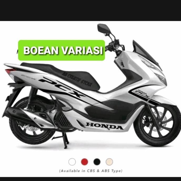 PROMO CUTTING STICKER PCX 150 PUTIH HITAM