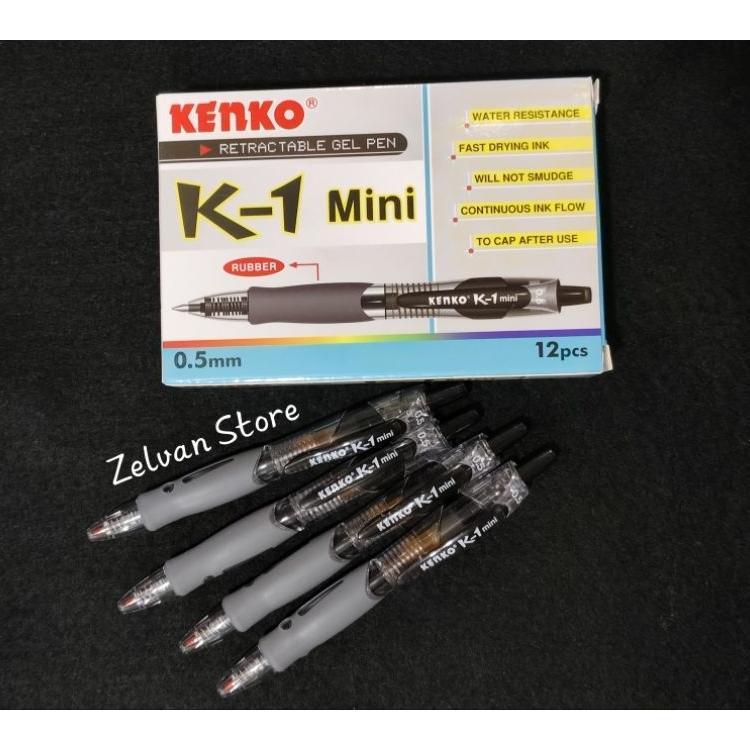 Kenko Gelpen K1 Mini Hitam (Per Lusin)