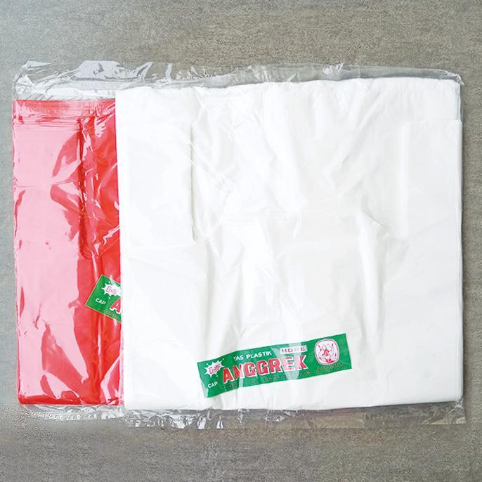 Kresek Uk 35 X 60 Tebal 03 Anggrek - Putih Merah