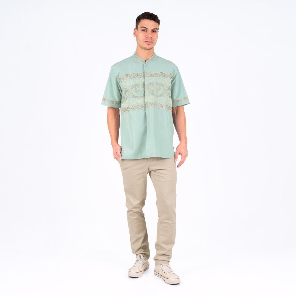 ORIGINAL BENHILL TAQWA KOKO BORDIR PRIA PENDEK MINT 2709-67-68