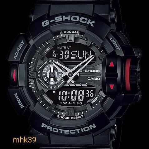 Ready JAM PRIA CASIO G.SHOCK GA400 GA-400-1B ORIGINAL