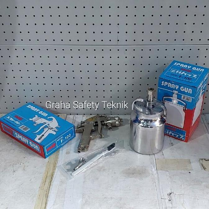 spray gun F-100 Meiji tabung bawah / semprotan cat F-100 / spit / spet