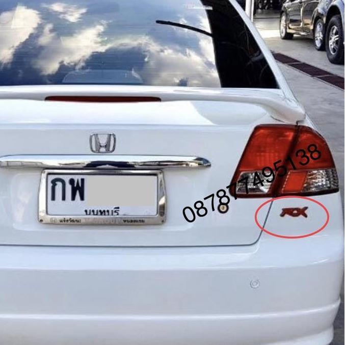 Emblem RX untuk Honda Civic ES modif versi Civic RX