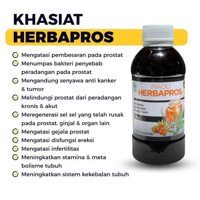 Madu Herbapros Obat Prostat Herba Pros Herbal Kencing Batu Prostatis