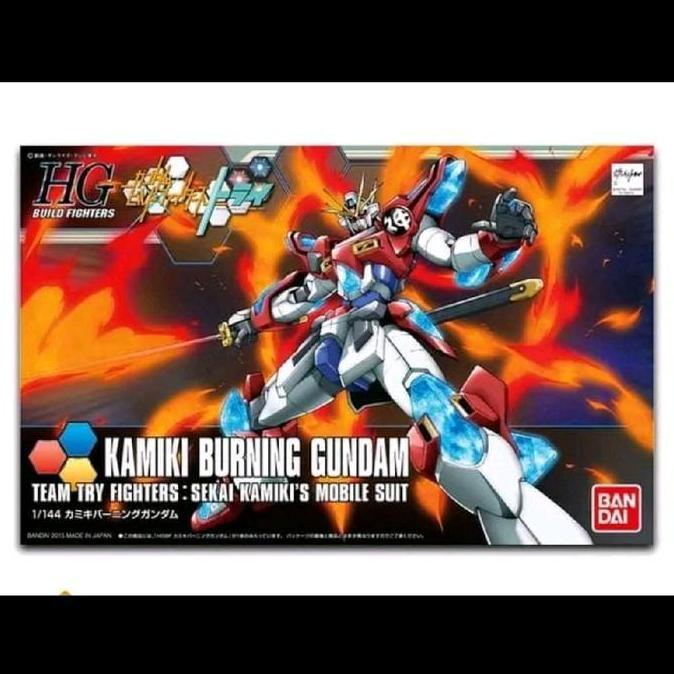 GUNDAM HGBF 043 KAMIKI BURNING 01304 (ORIGINAL BANDAI)