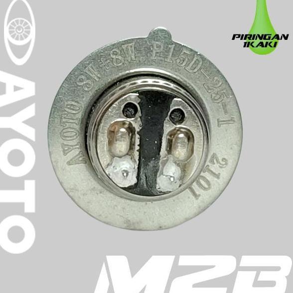 (LIVE) Lampu motor depan LED AYOTO M2A M2B PRO H6 AC DC motor matic bebek AC DC