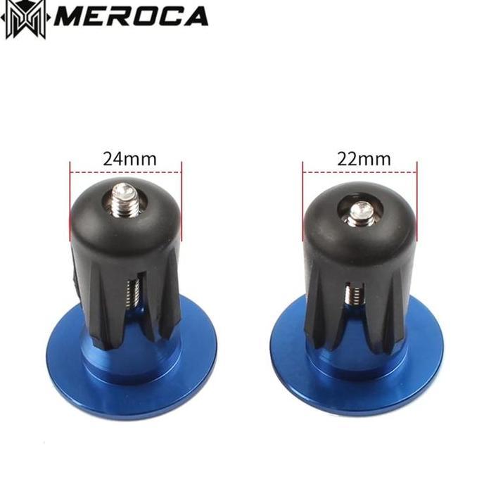 Meroca Tutup Handlebar Sepeda Bar End Grip Penutup Stang Sepeda