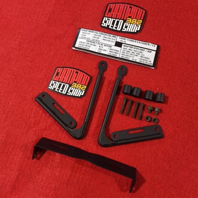 BRACKET DUDUKAN PLAT NOMOR DEPAN STREET FENDER NMAX OLD 2015-2019 READY
