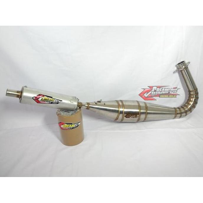 Knalpot Racing Creampie Jogja King Kolong Silincer Stainless ORINAL