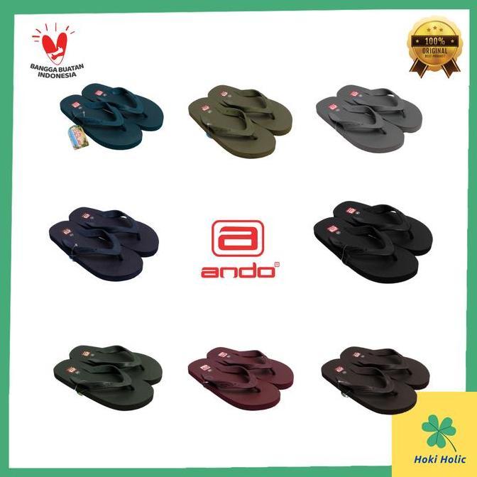 Sandal Jepit Pria Ando Hawaii - Sendal Jepit Pria Pantai